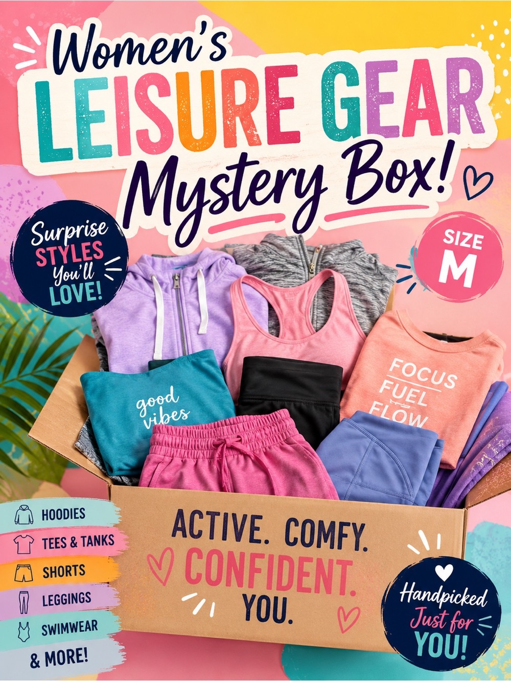 Women's Leisure Gear Mystery Box - Activewear